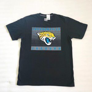 Men's NFL Team Apparel Black Size Large Jaguars T Shirt.NWT